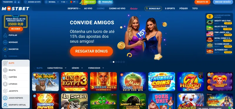 Casino Online Mostbet: O Melhor Casino Segundo a Casadetodos