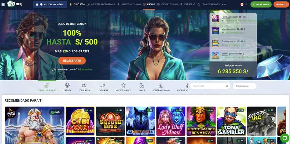 Sitio oficial del casino 20bet