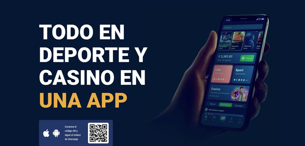 Banner sobre la descarga de la aplicación 20bet