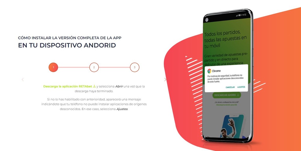 Descargar la aplicación Retabet en Android