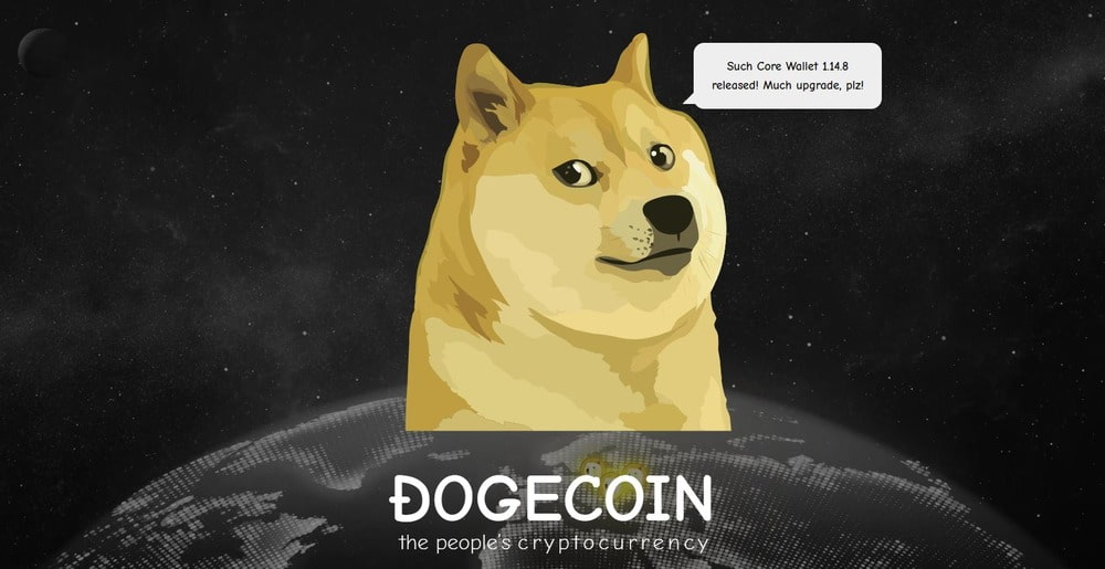 Logotipo de la criptomoneda Dogecoin