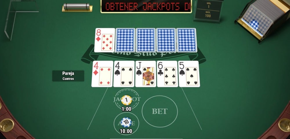 El proceso de jugar al poker