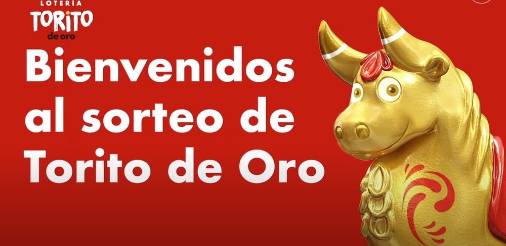 La pancarta de inicio de Torito de Oro